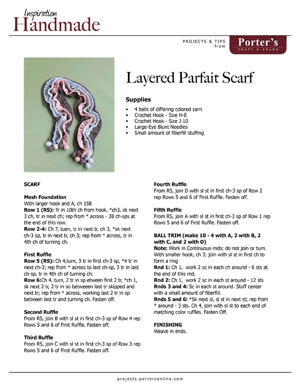 Layered Parfait Scarf